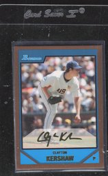 2007 BOWMAN CLAYTON KERSHAW ROOKIE - GOLD BORDER