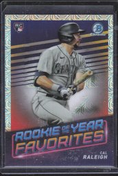 2022 BOWMAN CHROME CAL RALEIGH ROOKIE REFRACTOR