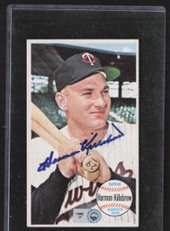1964 TOPPS GIANT HARMON KILLEBREW AUTOGRAPH - CERTIFIED