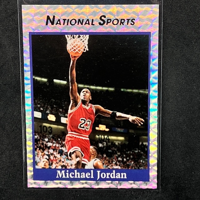 1990 NATIONAL SPORTS PROMO CARD MICHAEL JORDAN HOLOGRAM #10869 |  Auctionninja.com