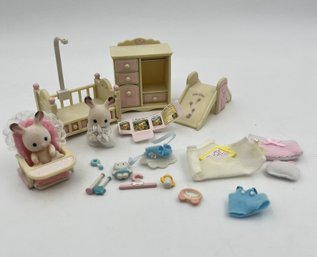 Vintage Calico Critters Baby's Nursery Collection