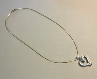 Heart Pendant Necklace 10k And 14k Gold