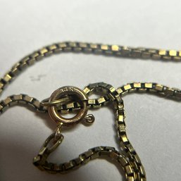 14k Gold Chain Bracelet