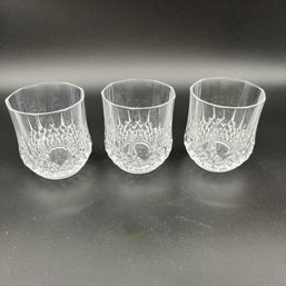 Crystal Double Old Fashioned Glasses
