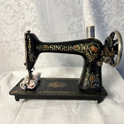Vintage 1923 SINGER Red-Eye Sewing Machine