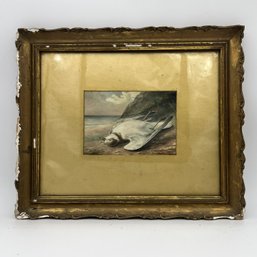 Bird On A Beach Painting