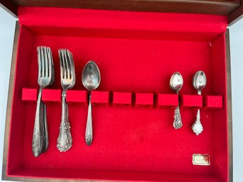 Vintage Silver Plated And Stainless Flatware