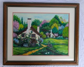15 X 20 Original Water Color Painting By Dalrymple