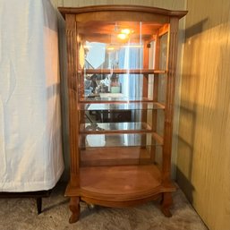 Wood And Glass China Cabinet