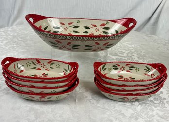 TEMP-TATIONS Retro Red & Green Collection Bowls