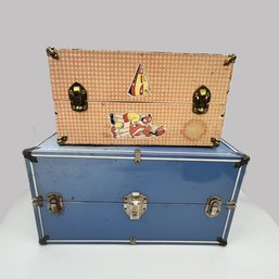 Antique 1950's Doll Wardrobe Trunks