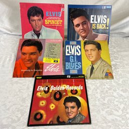 ELVIS Vinyls (5 Early Days Vinyls Including Spinout)