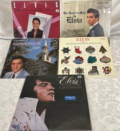 ELVIS Vinyls (5 Holiday And Gospel Collections)