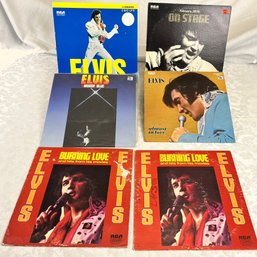 ELVIS Vinyls (6 Later Years Records Incuding Moody Blue)