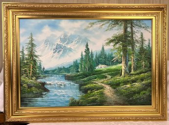 Framed Landscape Canvas Artwork