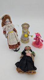 Collection Of 4 Dolls