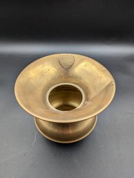 Pony Express Solid Brass Spittoon