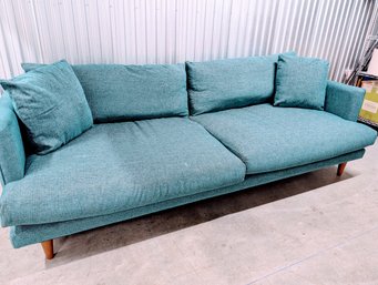Joybird Modern Blue, Custom Three-Seater Sofa