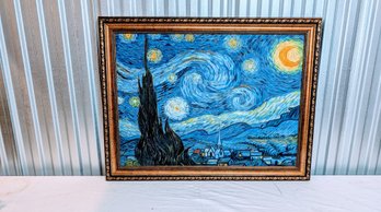 Framed Reproduction Of 'The Starry Night'