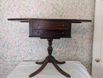 Antique Mahogany Drop-Leaf Table