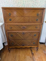 Art Deco Style Highboy Chest Of Drawers