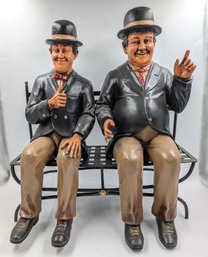 2ft Laurel & Hardy Composite Figurines