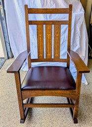 Stickley Harvey Ellis Mission Arts & Crafts Rocking Chair