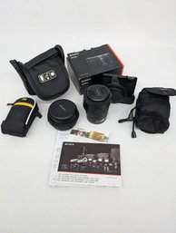 Sony Camera Collection With Holding Case