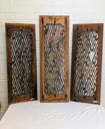 Antique Lattice Window Panels
