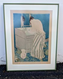'Woman Bathing (La Toilette)' By Impressionist Artist Mary Cassatt