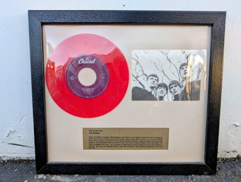 Decorative Display Of The Beatles 'She Loves You'