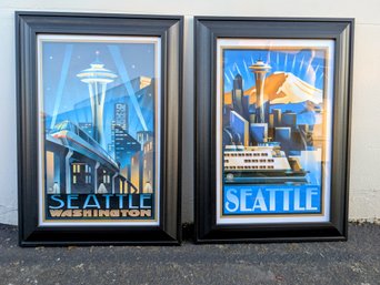 Framed Vintage-Style Travel Art Prints