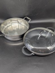 Stainless Steel Cookware Set With Lids