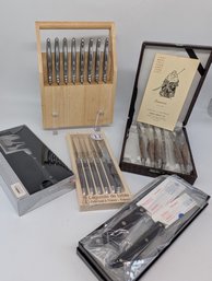 Knife Assortment With Sharpener