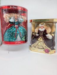 1995 And 1996 Limited Edition Holiday Barbies