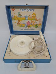 1983 Care Bears Playtime Portable Record Player