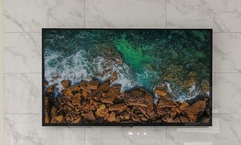 77' Flat Screen, Wall Mount, LG Television