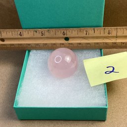 LOT 2, Rocks/crystals, Small Rose Quartz Sphere