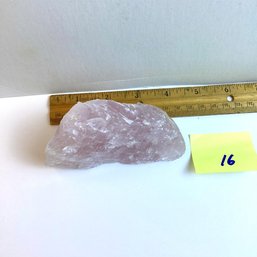 LOT 16, Rocks/crystals, Rose Quartz Raw Chunk