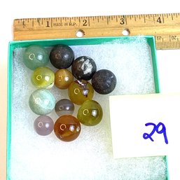 LOT 29, Rocks/crystals, Mini Spheres, Gr. Aventurine, Amethyst, Larvakite And More