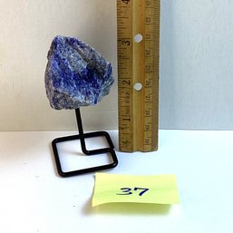 LOT 37, Rocks/crystals, Mounted Sodalite Sample, Blue, 2 Inch