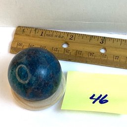 LOT 46, Rocks/crystals, Blue Apatite Sphere, 1.75 Inch