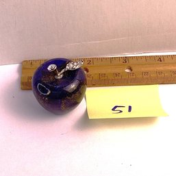 LOT 51, Rocks/crystals, Blue Lapis Apple, 1 Inch