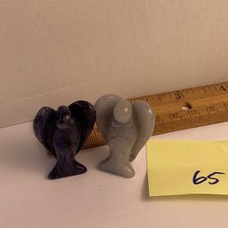 LOT 65, Rocks/crystals, 2 Pc., Angels,  Sodalite, Sage Mica