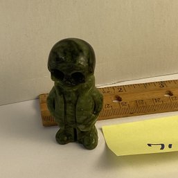 LOT 71, Rocks/crystals, Spooky Halloween Guy, Serpentine Or Gr. Jade