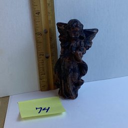 LOT 74, Rocks/crystals, Carved Garnet, Angel