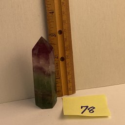 LOT 78, Rocks/crystals, Fluorite Point, Tower, UV Reacts Dark Blue