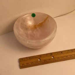 LOT 103, Rocks/crystals, Thick Rose Quartz Bowl