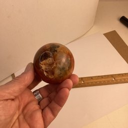 LOT 106, Rocks/crystals, Carnelian Sphere, 2 Inch, Red