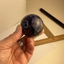 LOT 108, Rocks/crystals, Larvakite Sphere, 2 Inch